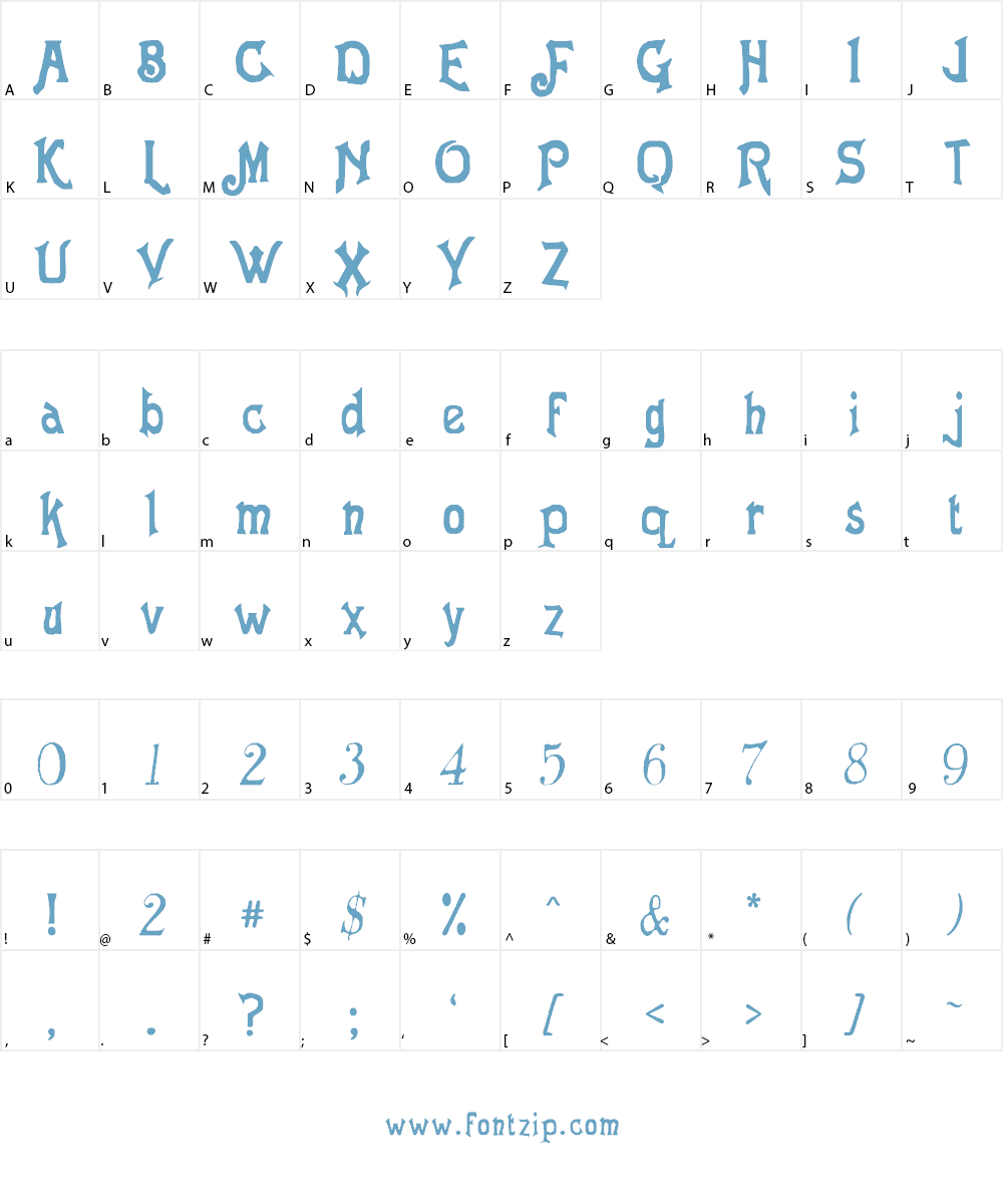 Laughing Frog Font Character